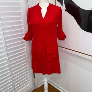 Express Red Mini Dress